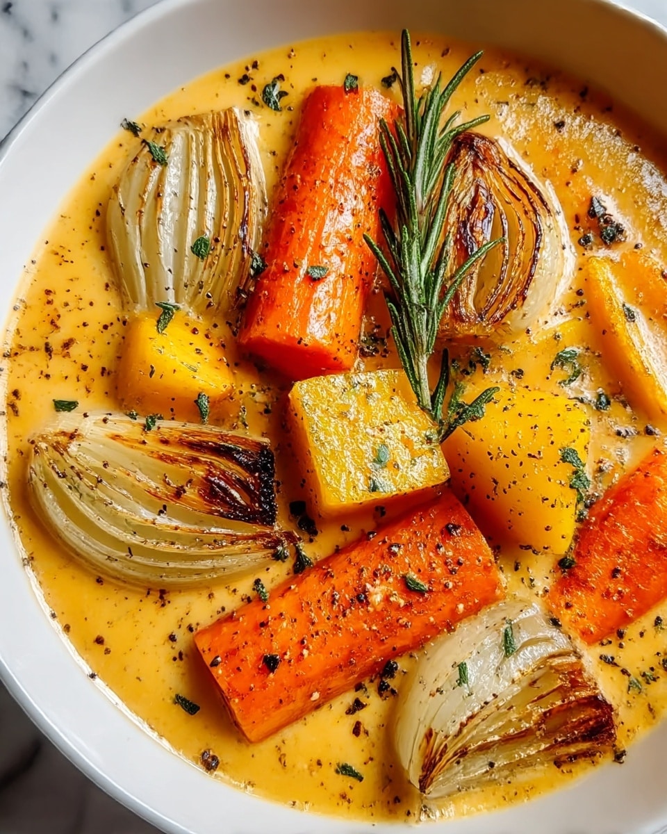 Roasted Winter Vegetable Soup Recipe - Recipe Image
