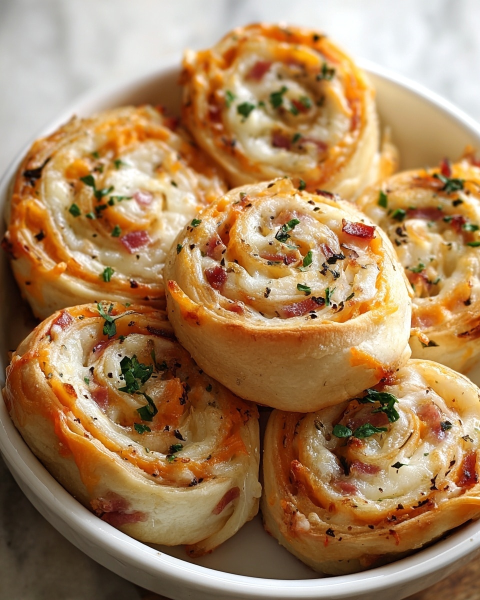 Turkey and Cheese Pinwheels Recipe - Recipe Image