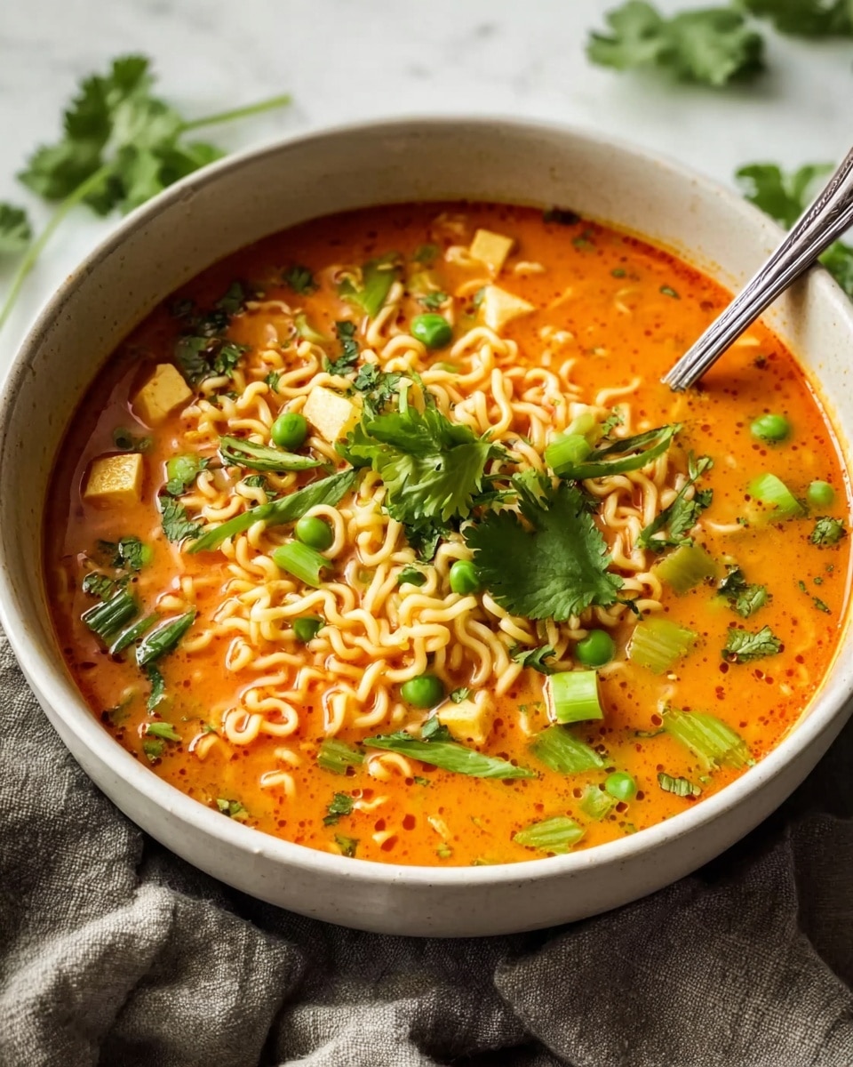 Thai Red Curry Noodle Soup Recipe - Recipe Image