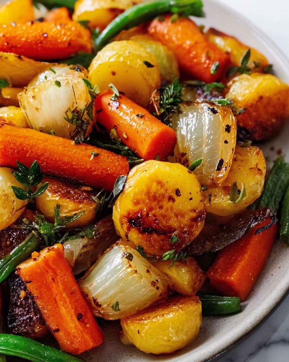 Garlic Herb Roasted Vegetables Recipe - Recipe Image