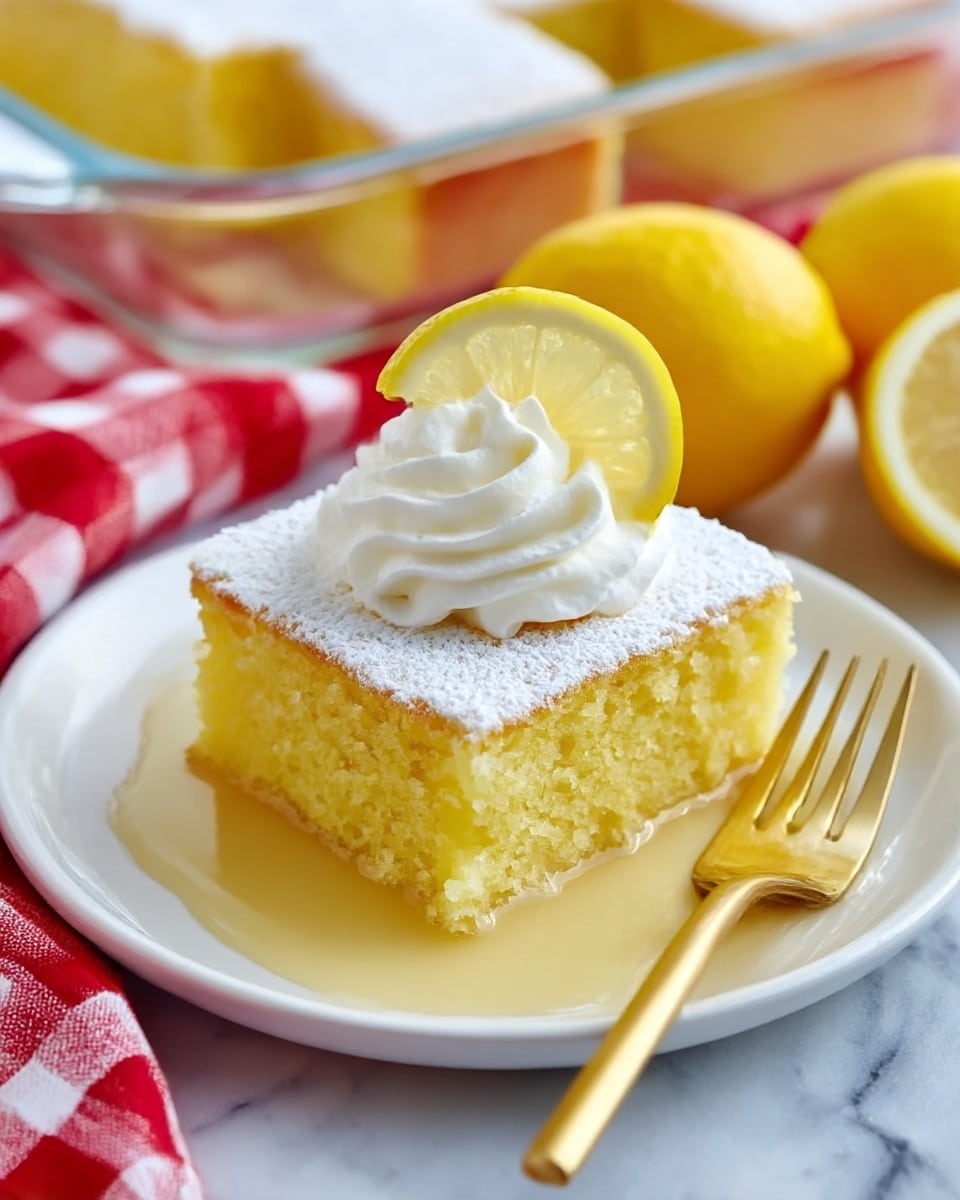 Luscious Lemon Pudding Cake Recipe - Recipe Image