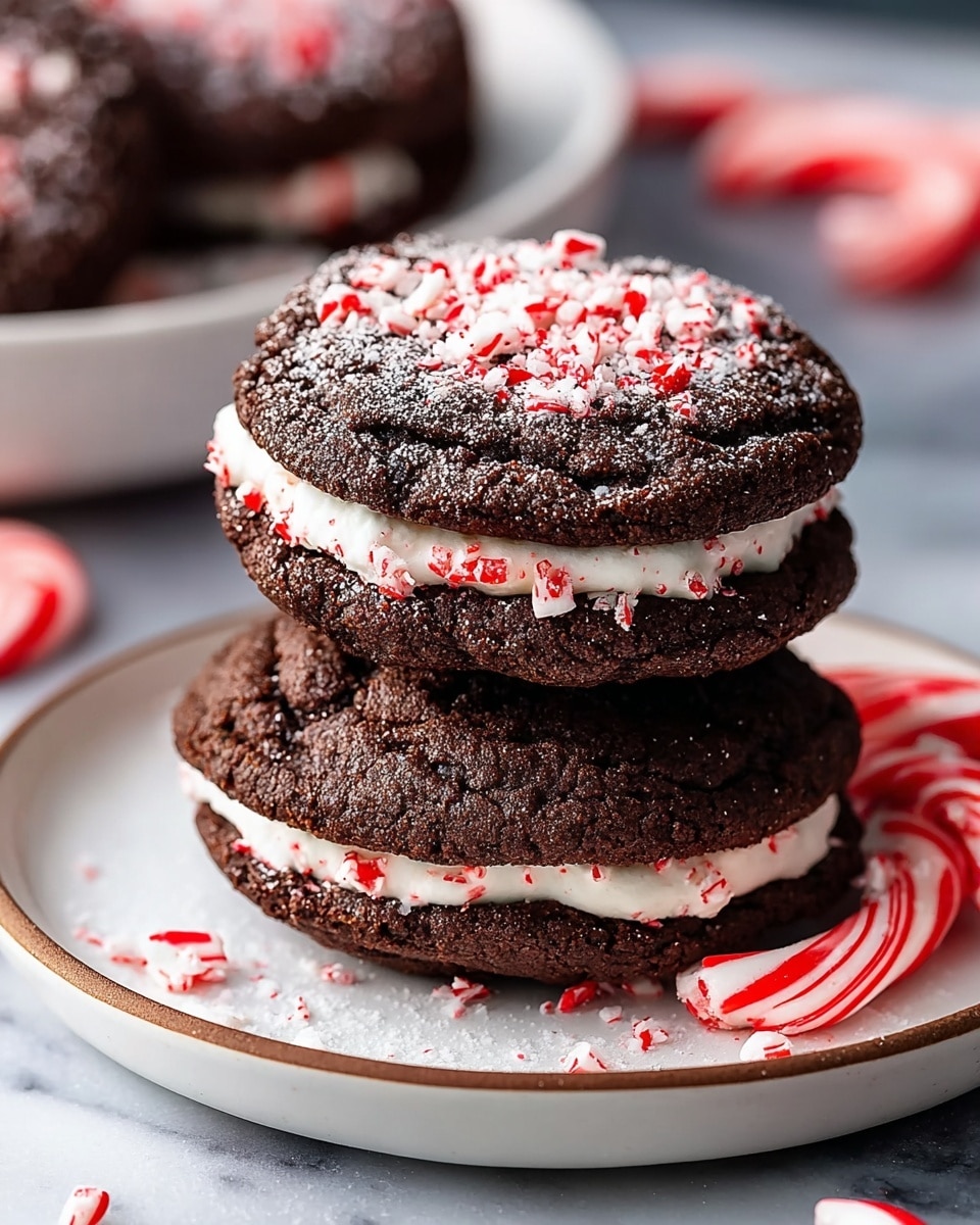 Peppermint Hot Chocolate Cookies Recipe - Recipe Image