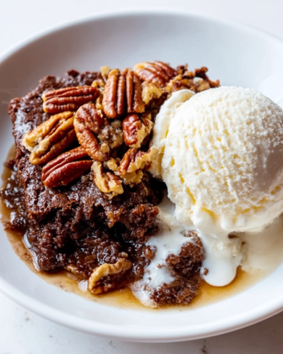 Chocolate Pecan Cobbler Recipe - Recipe Image