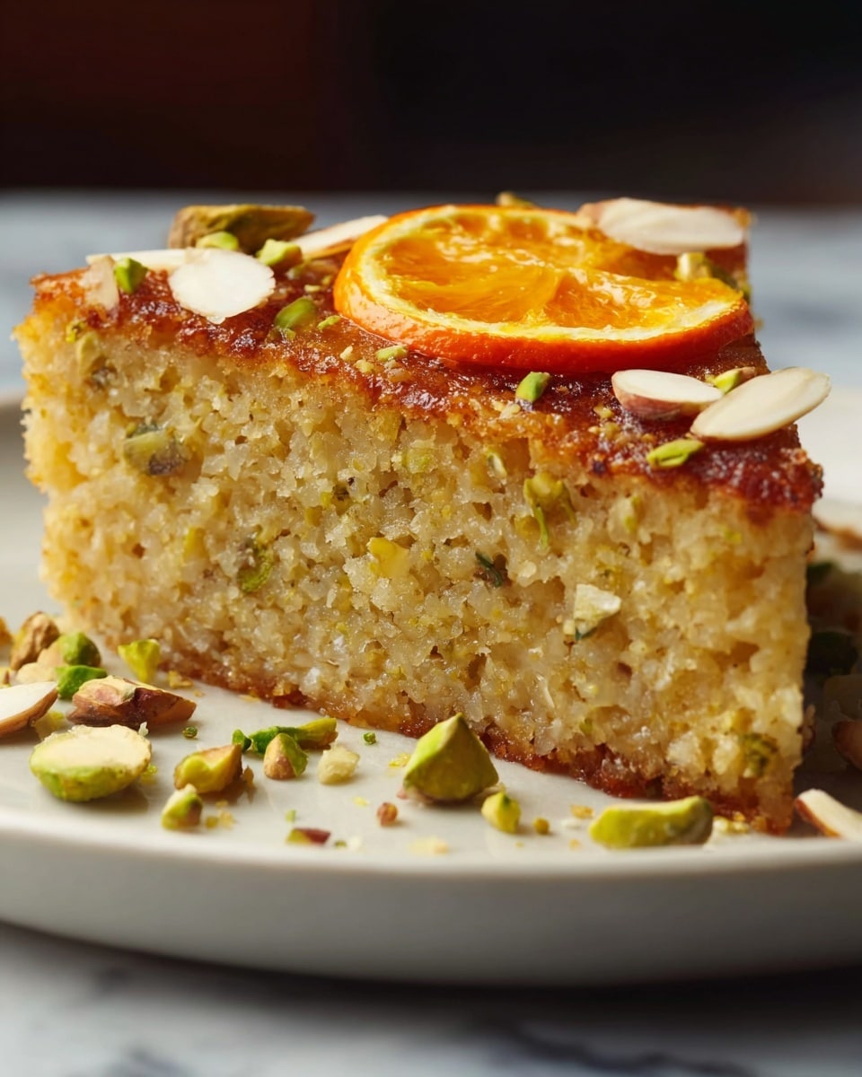 Flourless Orange, Pistachio, and Almond Cake Recipe - Recipe Image
