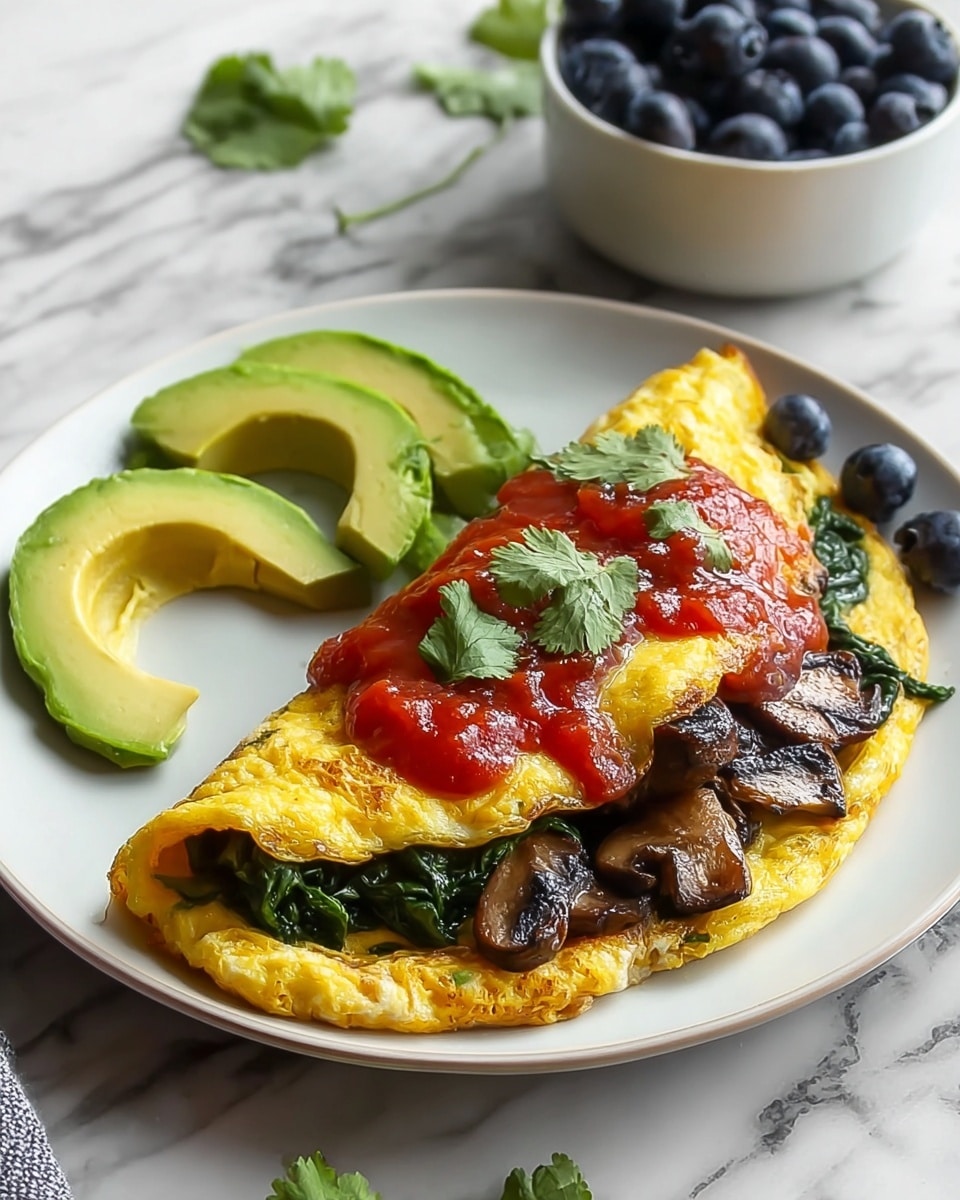 Vegan Mushroom Omelette Recipe - Recipe Image