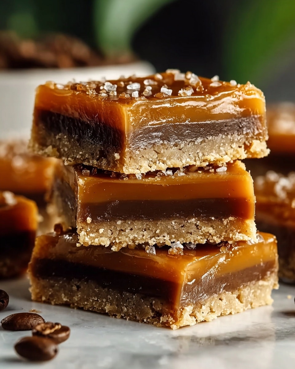 Gooey Caramel Coffee Bars Recipe - Recipe Image