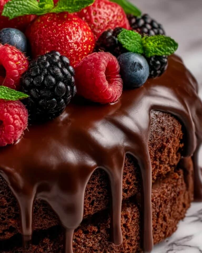 Easy Chocolate Fudge Cake Recipe