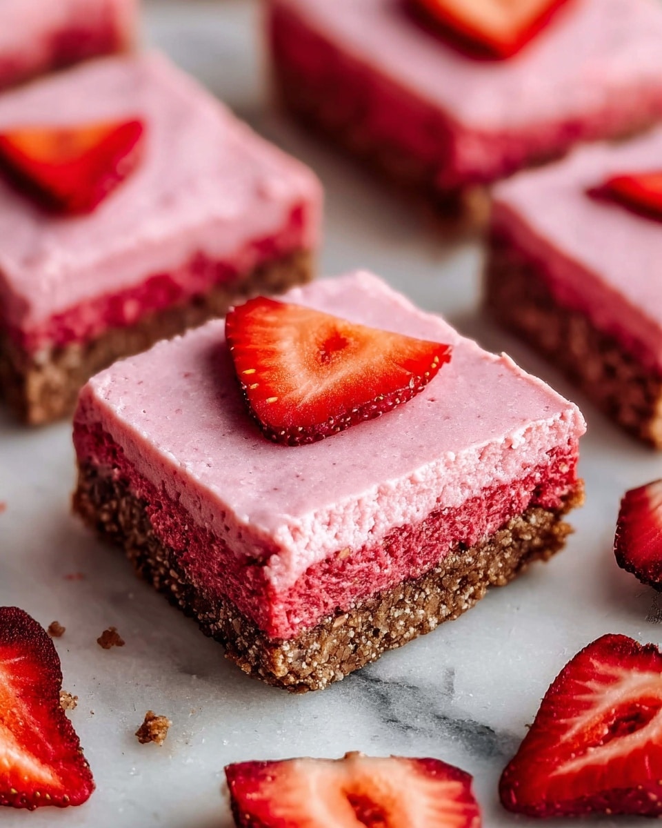 Strawberry White Chocolate Brownies Recipe - Recipe Image