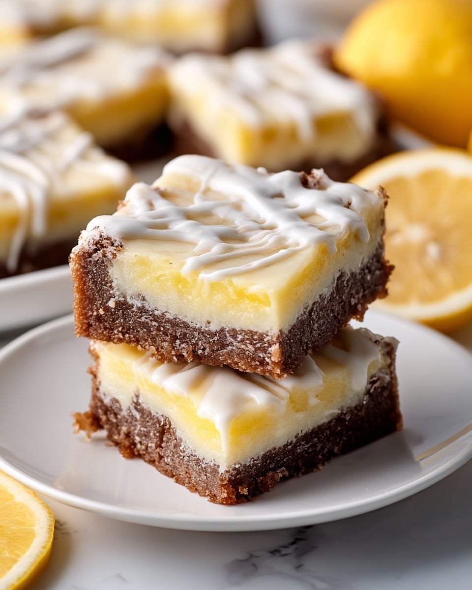Gluten-Free Lemon Brownies Recipe - Recipe Image