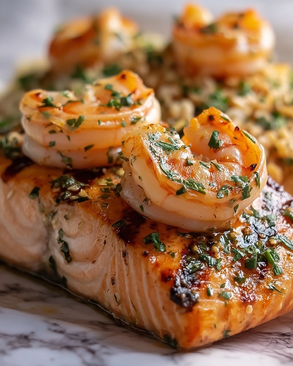 Crab and Shrimp Stuffed Salmon Recipe - Recipe Image
