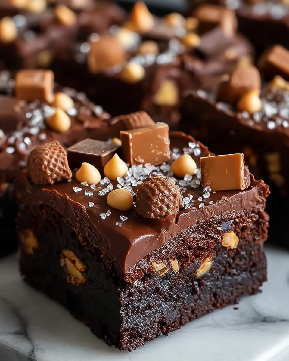 Snickers Brownie Bites Recipe - Recipe Image