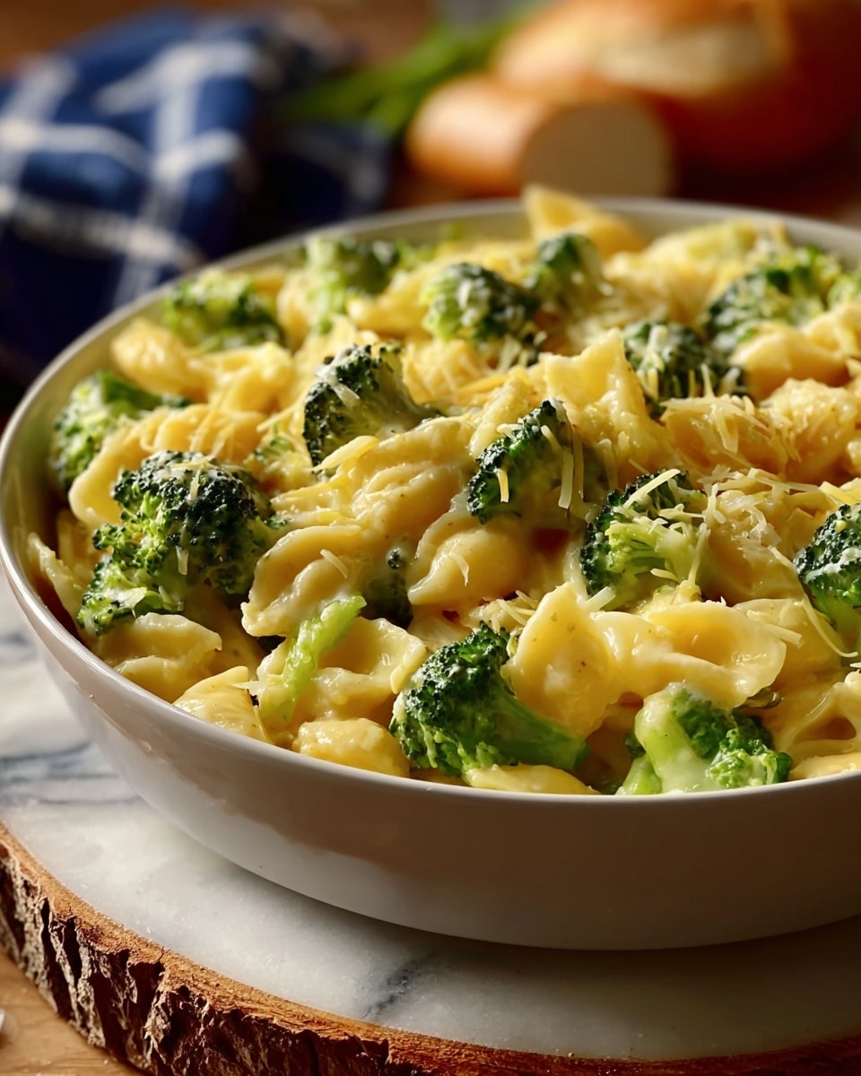 One-Pot Broccoli Cheese Orzo Recipe - Recipe Image