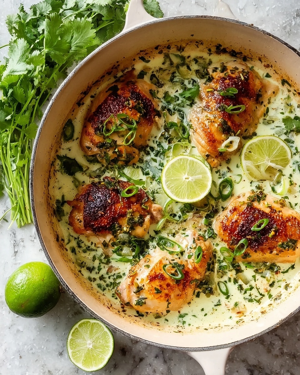 Creamy Coconut Lime Chicken Recipe - Recipe Image