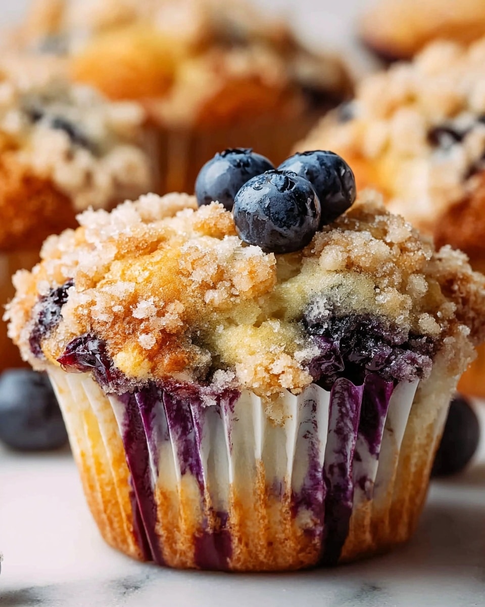Blueberry Streusel Muffins Recipe - Recipe Image