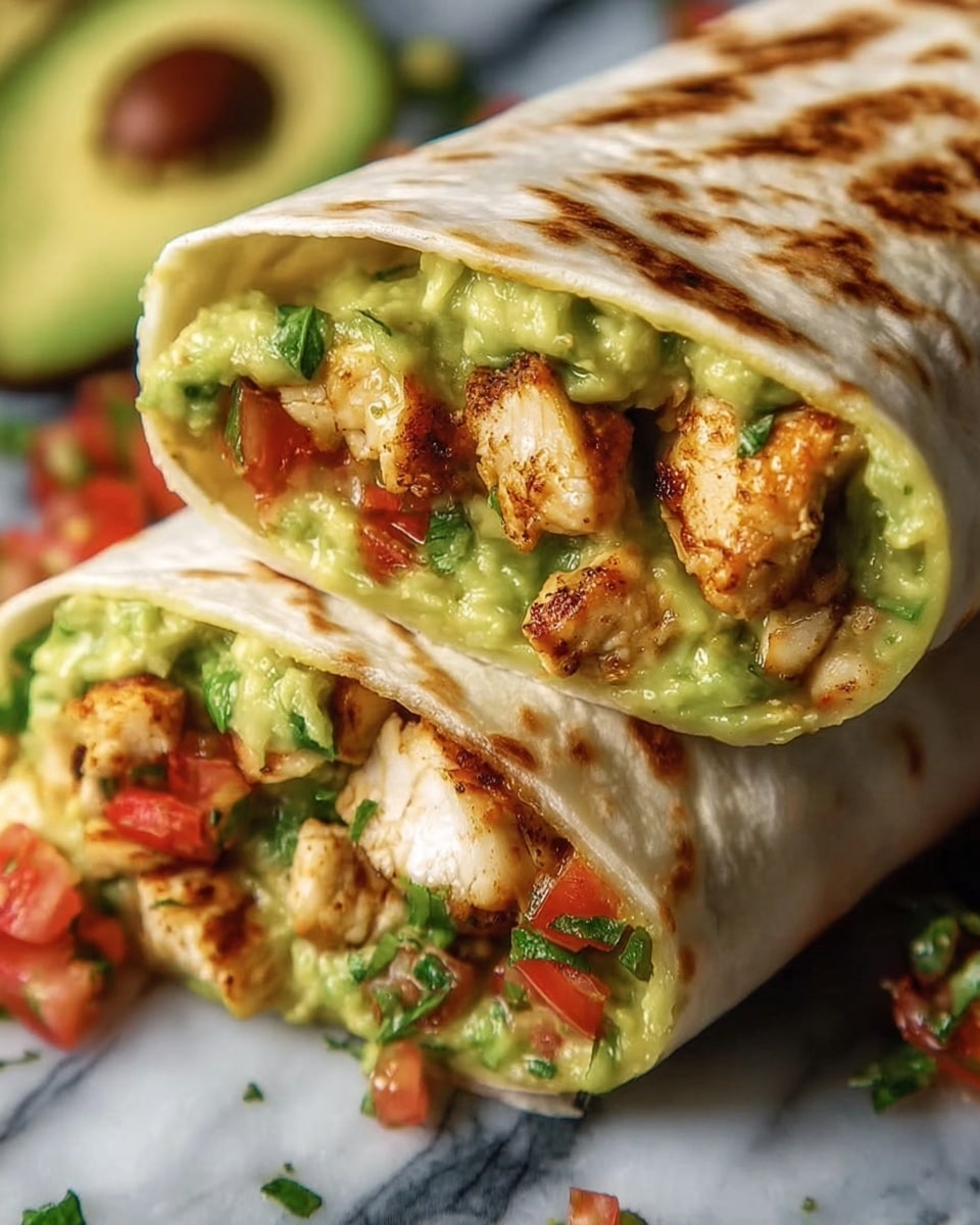 Chicken Avocado Ranch Burritos Recipe - Recipe Image