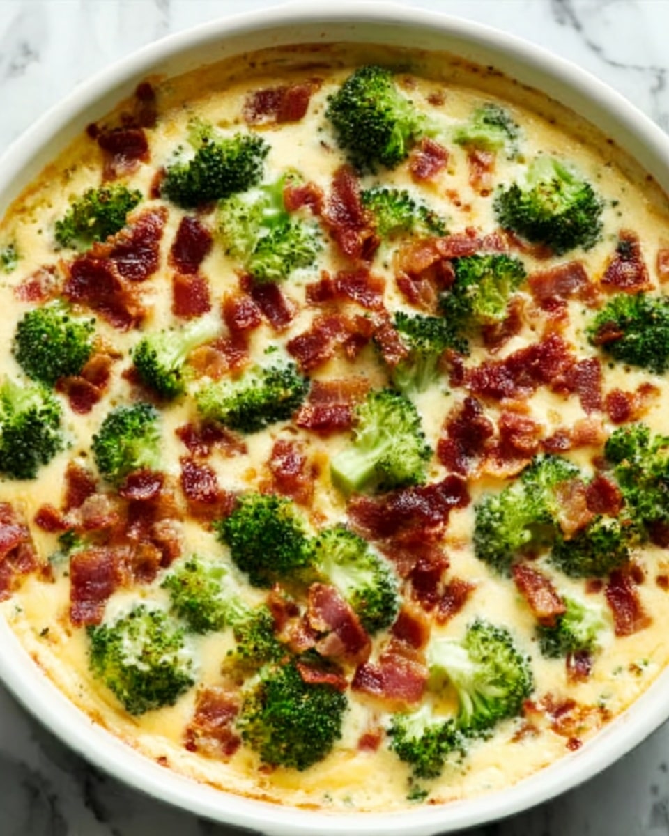 Creamy Garlic Parmesan Broccoli Bake Recipe - Recipe Image