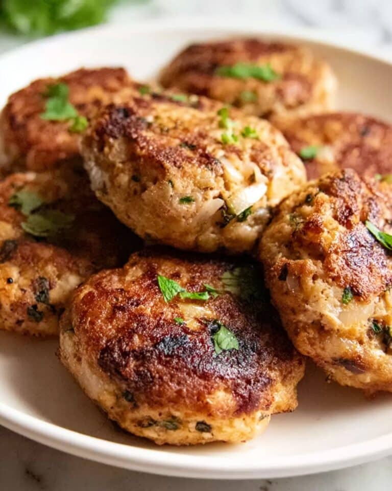 Mediterranean Chicken Patties Recipe