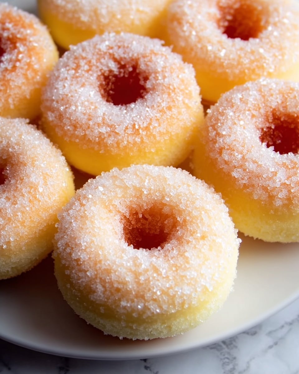 Fried Doughnuts with Sugar Recipe - Recipe Image