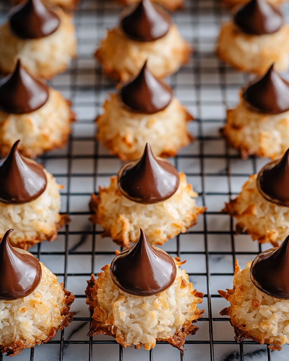 Coconut Blossom Cookies with Hershey Kisses Recipe - Recipe Image