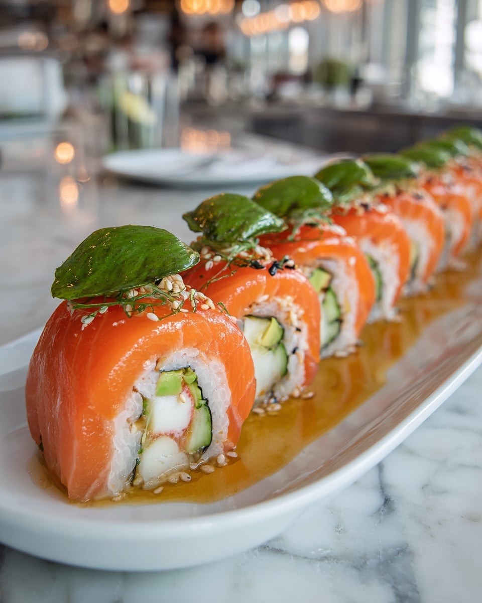 Lemon Basil Salmon Rolls Recipe - Recipe Image