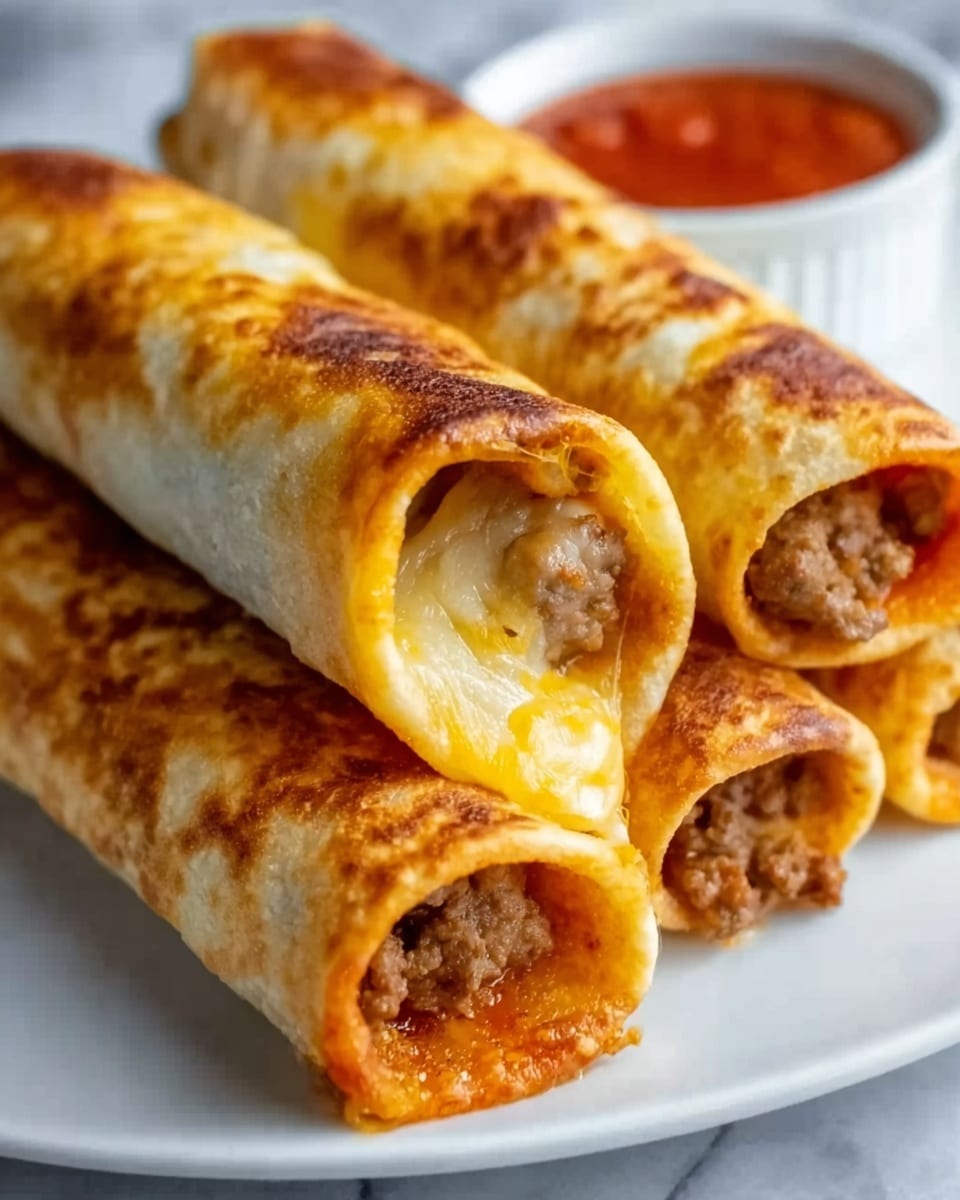 Breakfast Sausage and Egg Taquitos Recipe - Recipe Image