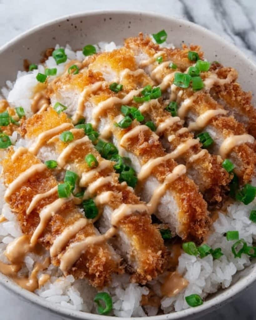 Japanese Katsu Bowls with Tonkatsu Sauce Recipe