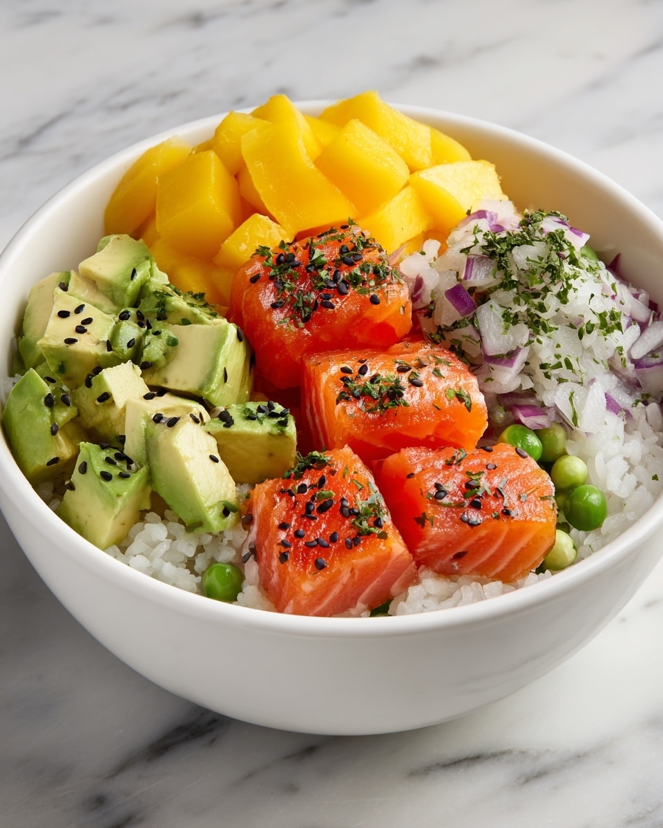 Spicy Salmon Bowls with Coconut Rice Recipe - Recipe Image