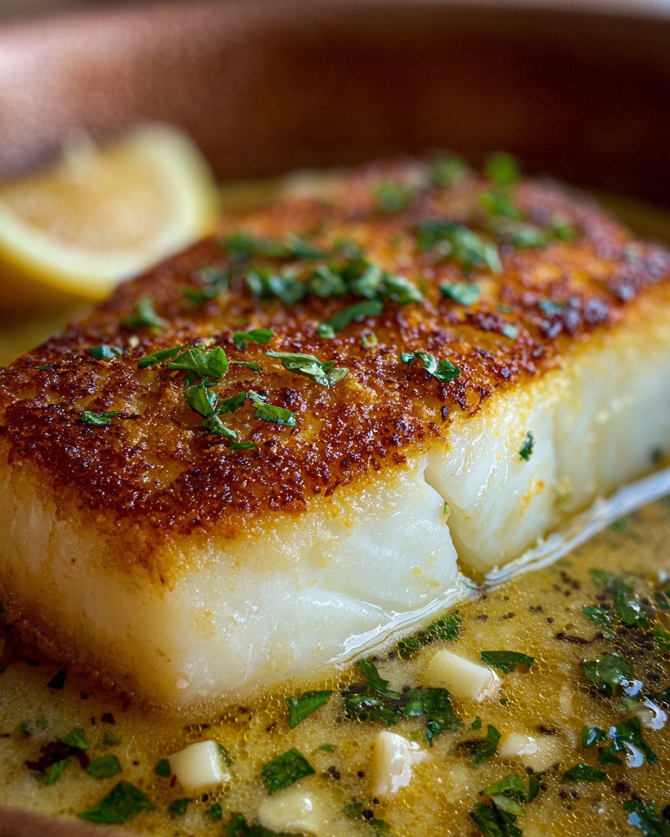 Baked Cod with Lemon and Garlic Recipe - Recipe Image