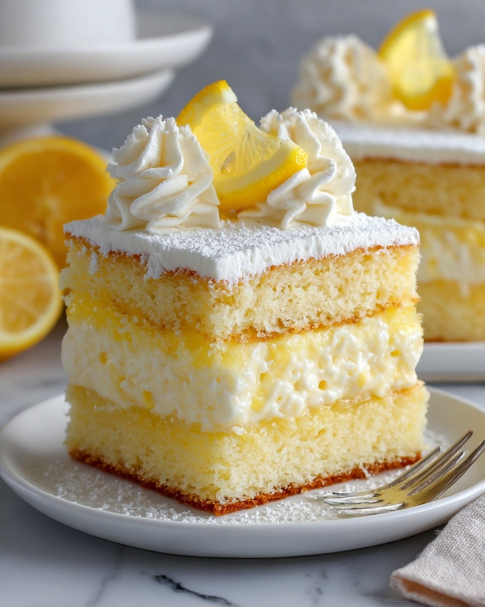 Cheesecake Factory Italian Lemon Cream Cake Recipe - Recipe Image