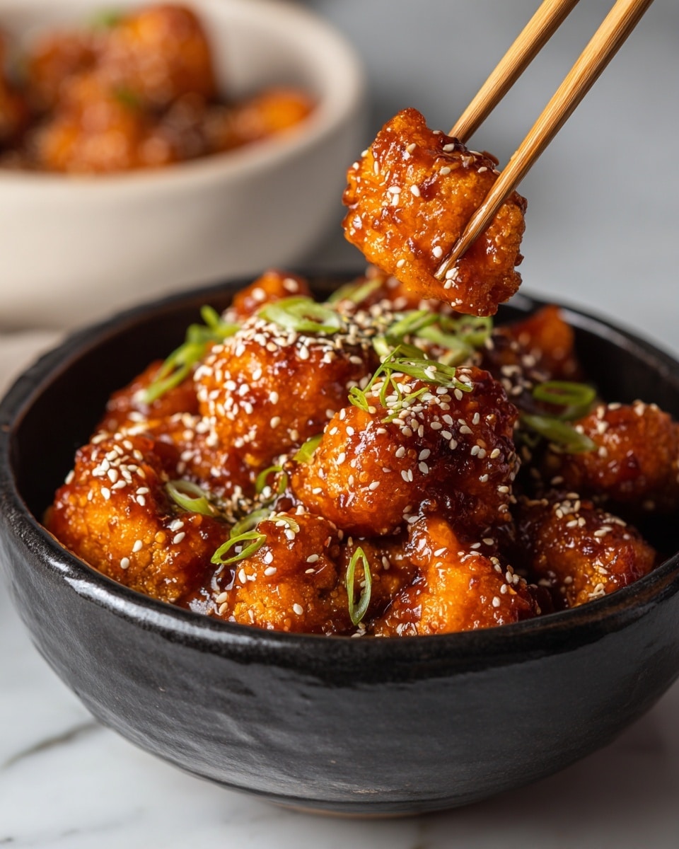 Sticky Sesame Cauliflower Recipe - Recipe Image