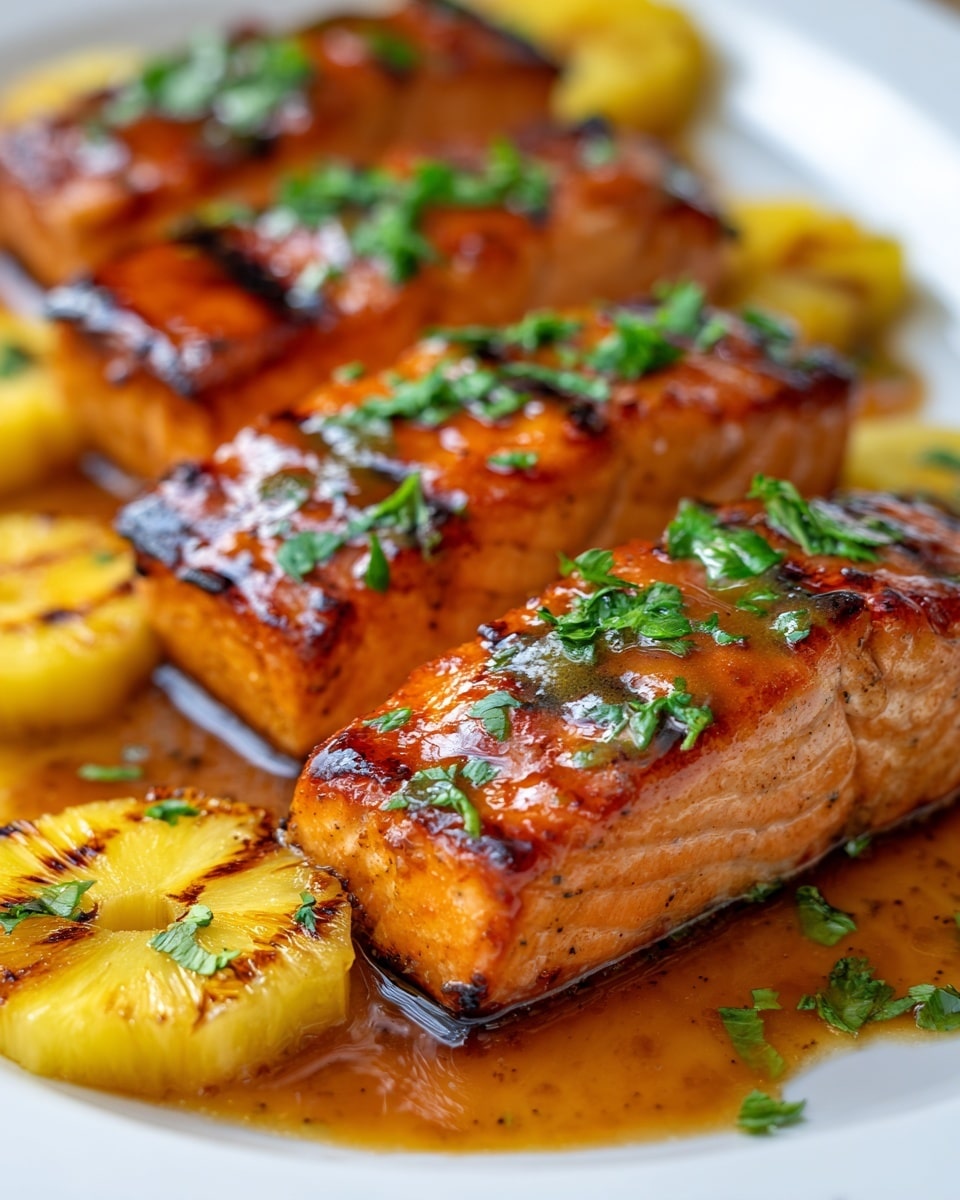 Baked Pineapple Salmon Recipe - Recipe Image