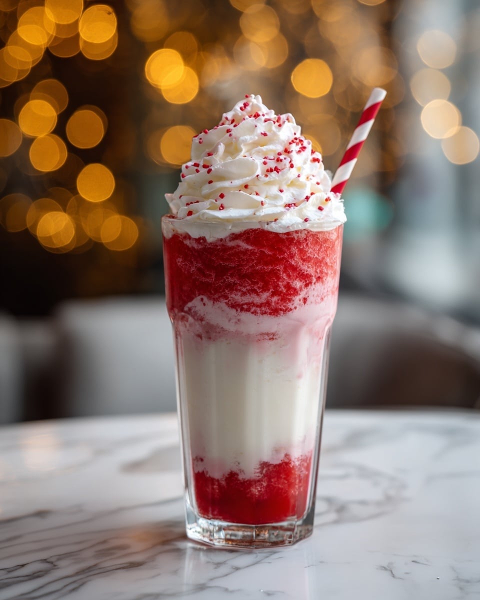 Santa Claus Frappuccino Recipe - Recipe Image