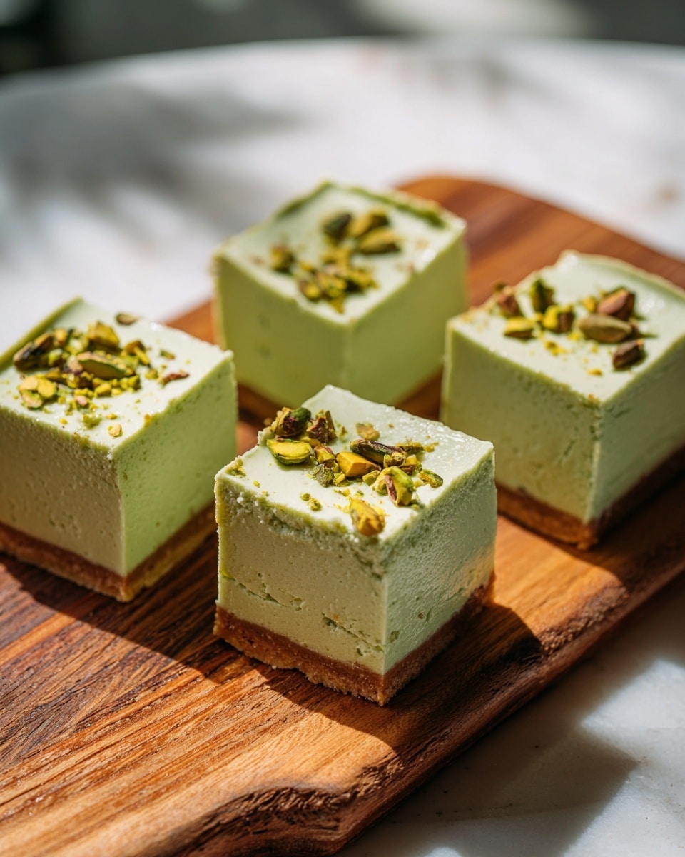 Buttery Pistachio Sugar Cookie Bars Recipe - Recipe Image