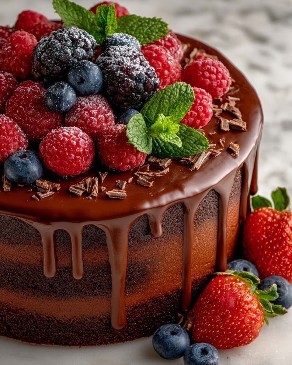 Easy Chocolate Fudge Cake Recipe - Recipe Image