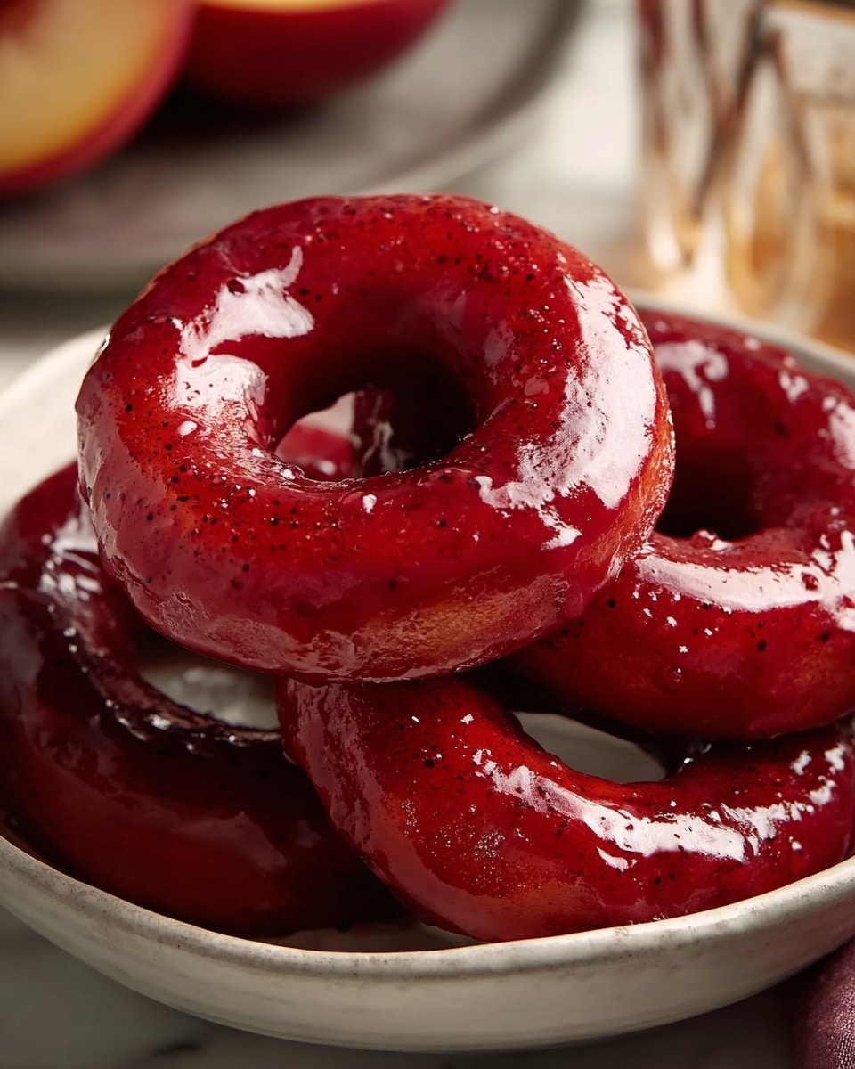 Old-Fashioned Red Cinnamon Apple Rings Recipe - Recipe Image
