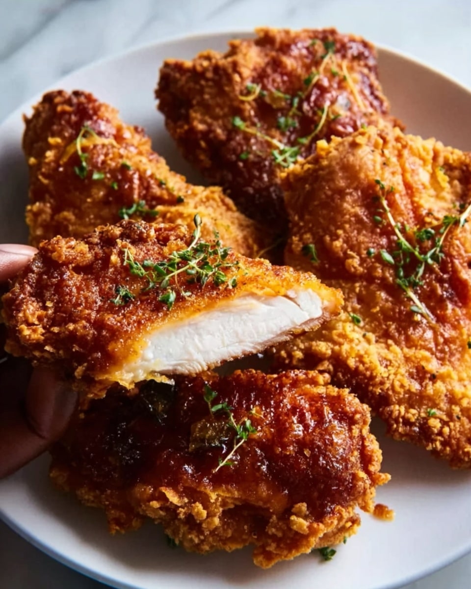 Baked Crunchy Hot Honey Chicken Recipe - Recipe Image