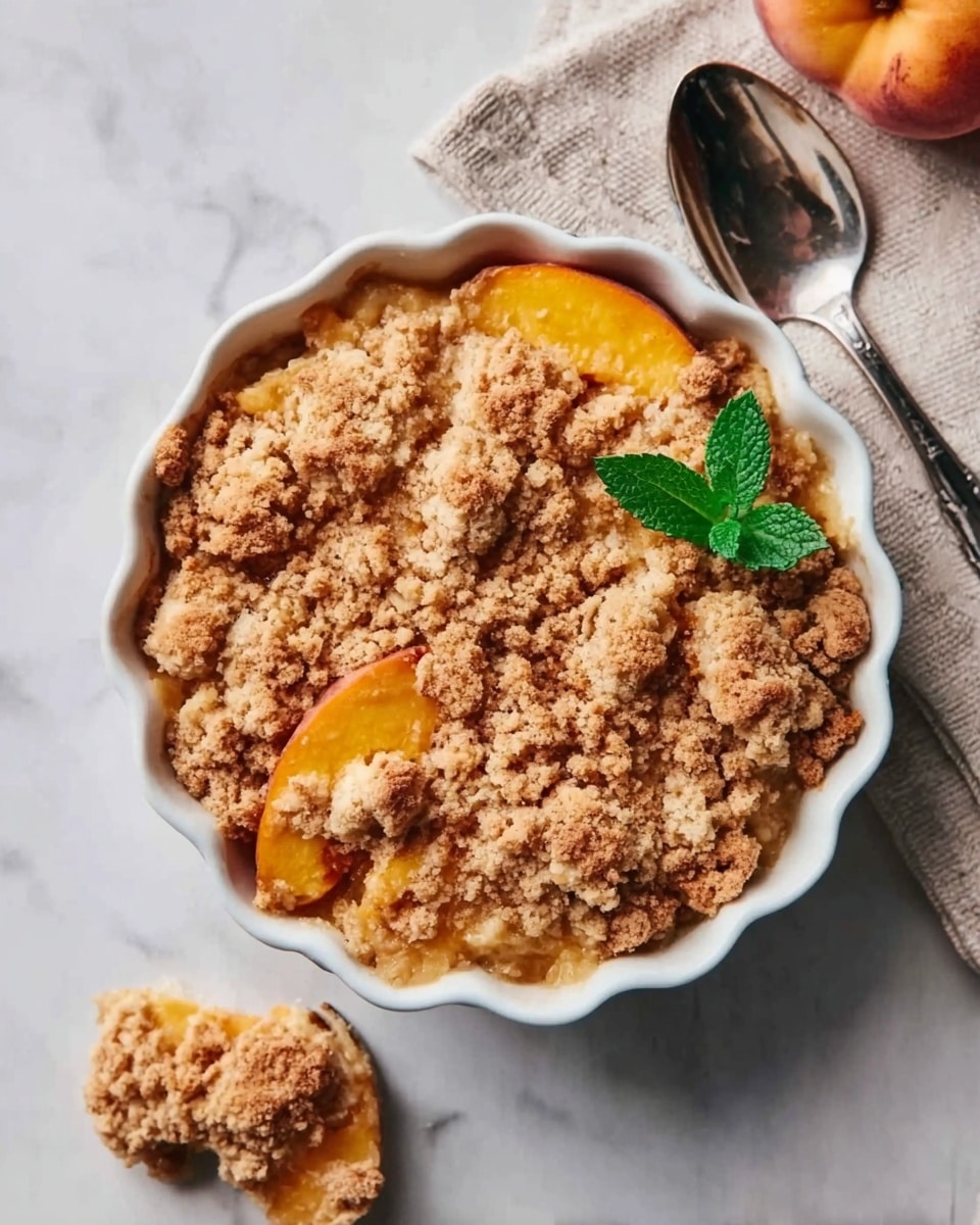 The Best Southern Peach Cobbler Recipe - Recipe Image