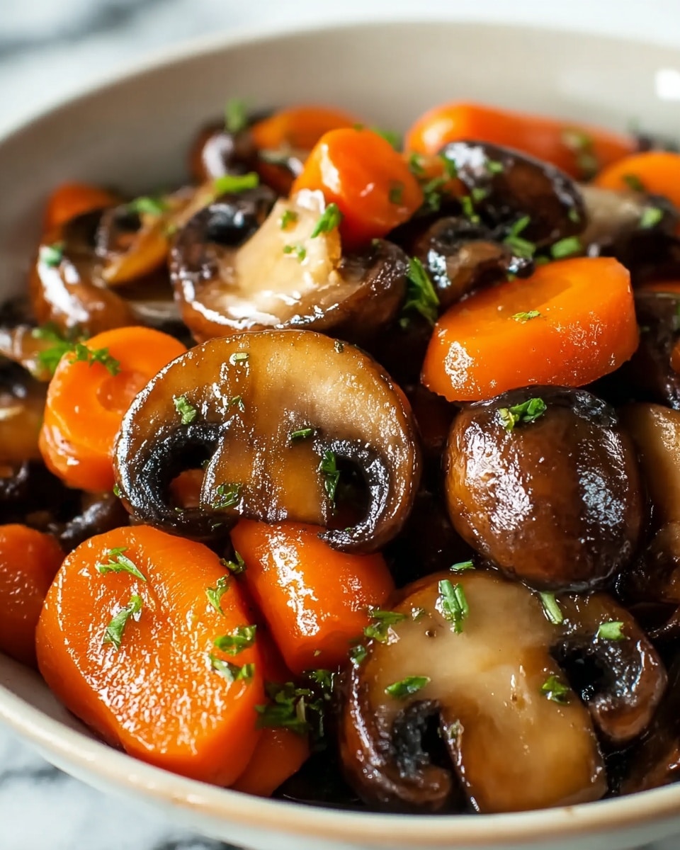Pickled Shiitake Mushrooms and Carrots Recipe - Recipe Image