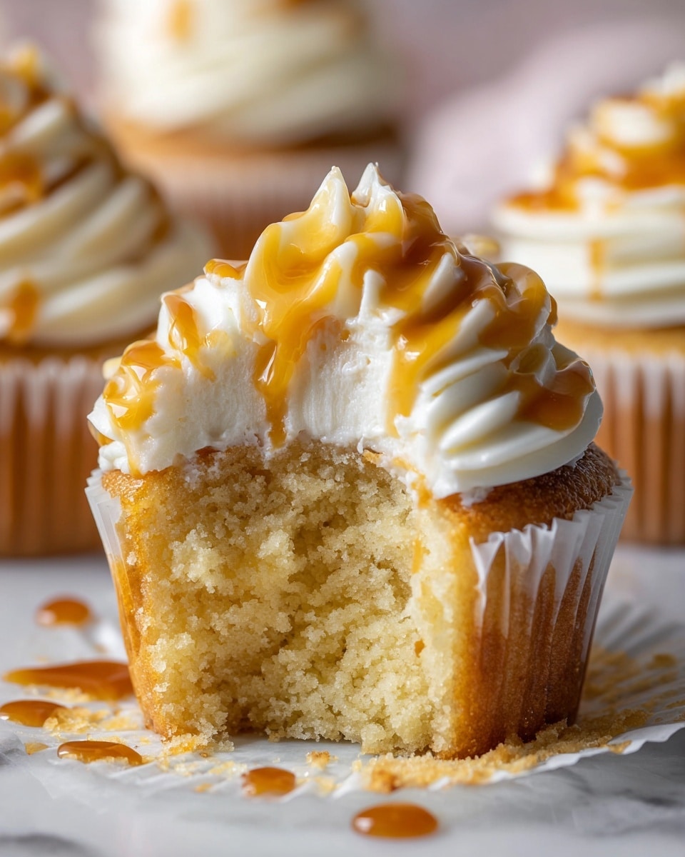 Honey Peach Cream Cheese Cupcakes Recipe - Recipe Image