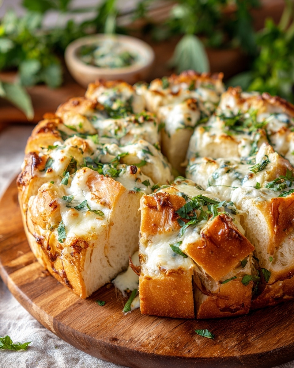 Cheesy Christmas Tree Bread Recipe - Recipe Image