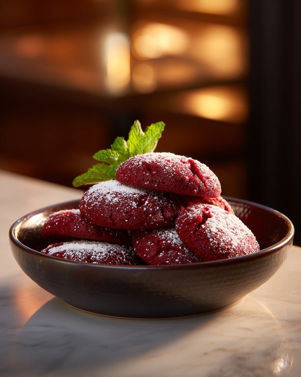 Red Velvet Crinkle Cookies Recipe - Recipe Image