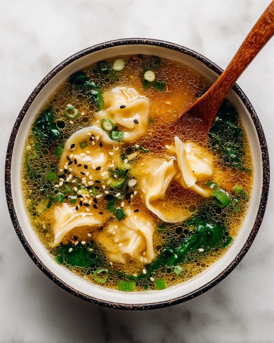 Dumpling and Bok Choy Soup Recipe - Recipe Image