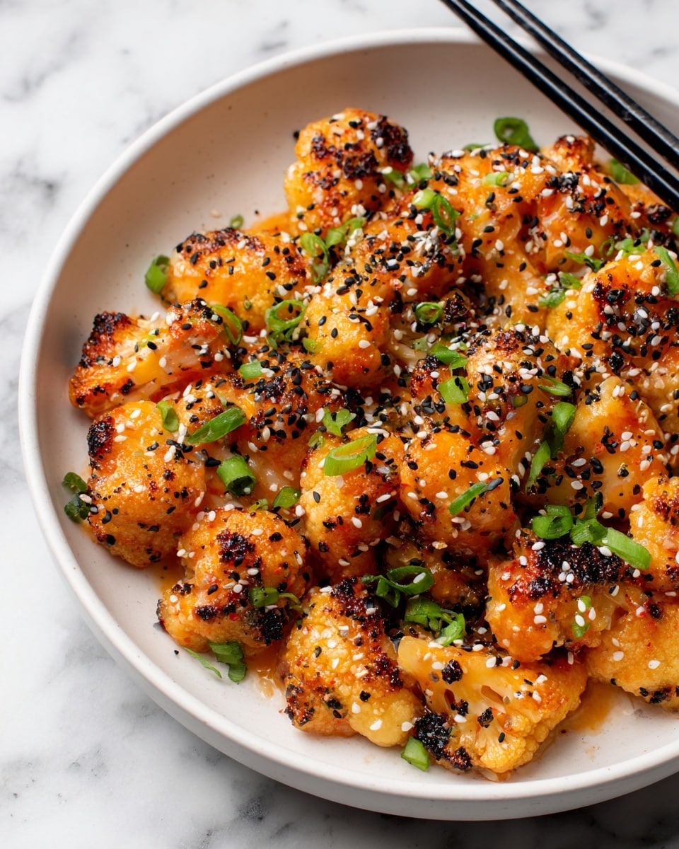 Sweet and Spicy Baked Cauliflower Recipe - Recipe Image