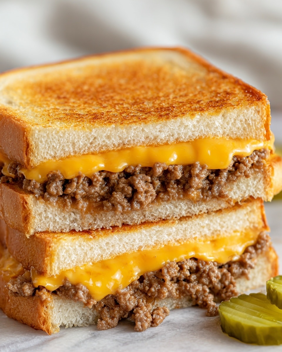 Grilled Cheese Sloppy Joes Recipe - Recipe Image