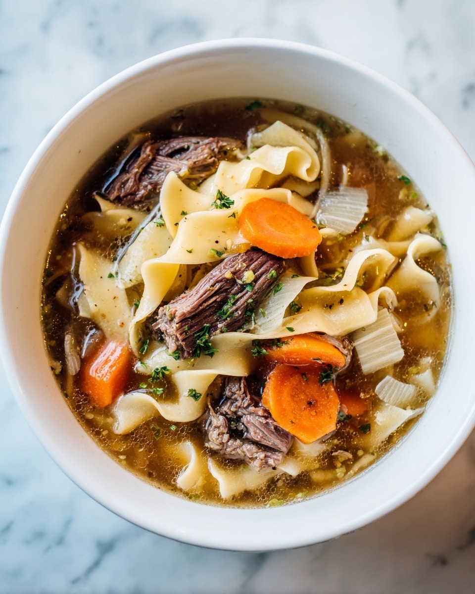 Hearty Beef Noodle Soup Recipe - Recipe Image
