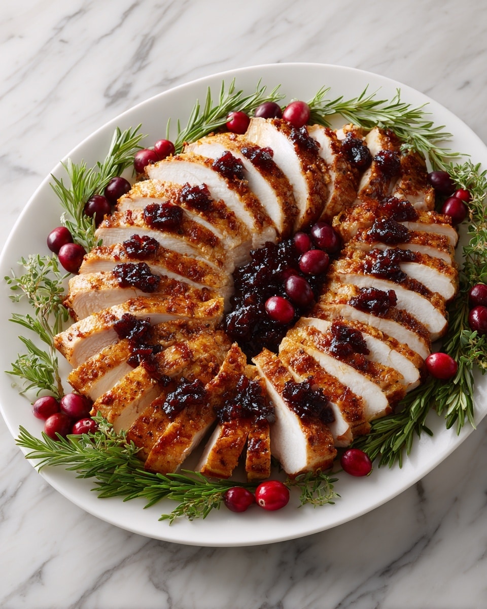Turkey and Cranberry Wreath Recipe - Recipe Image