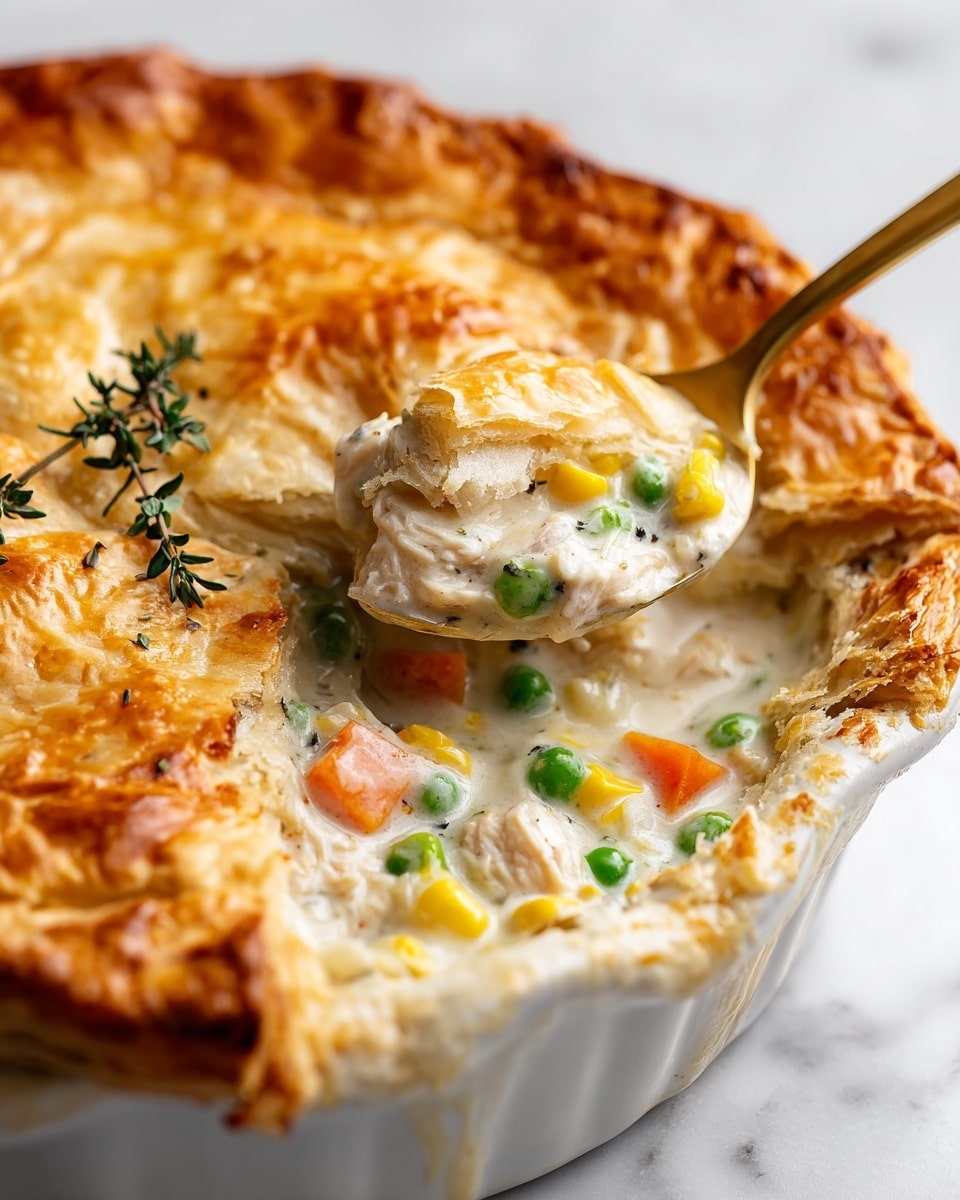 Easy Bisquick Chicken Pot Pie Recipe - Recipe Image