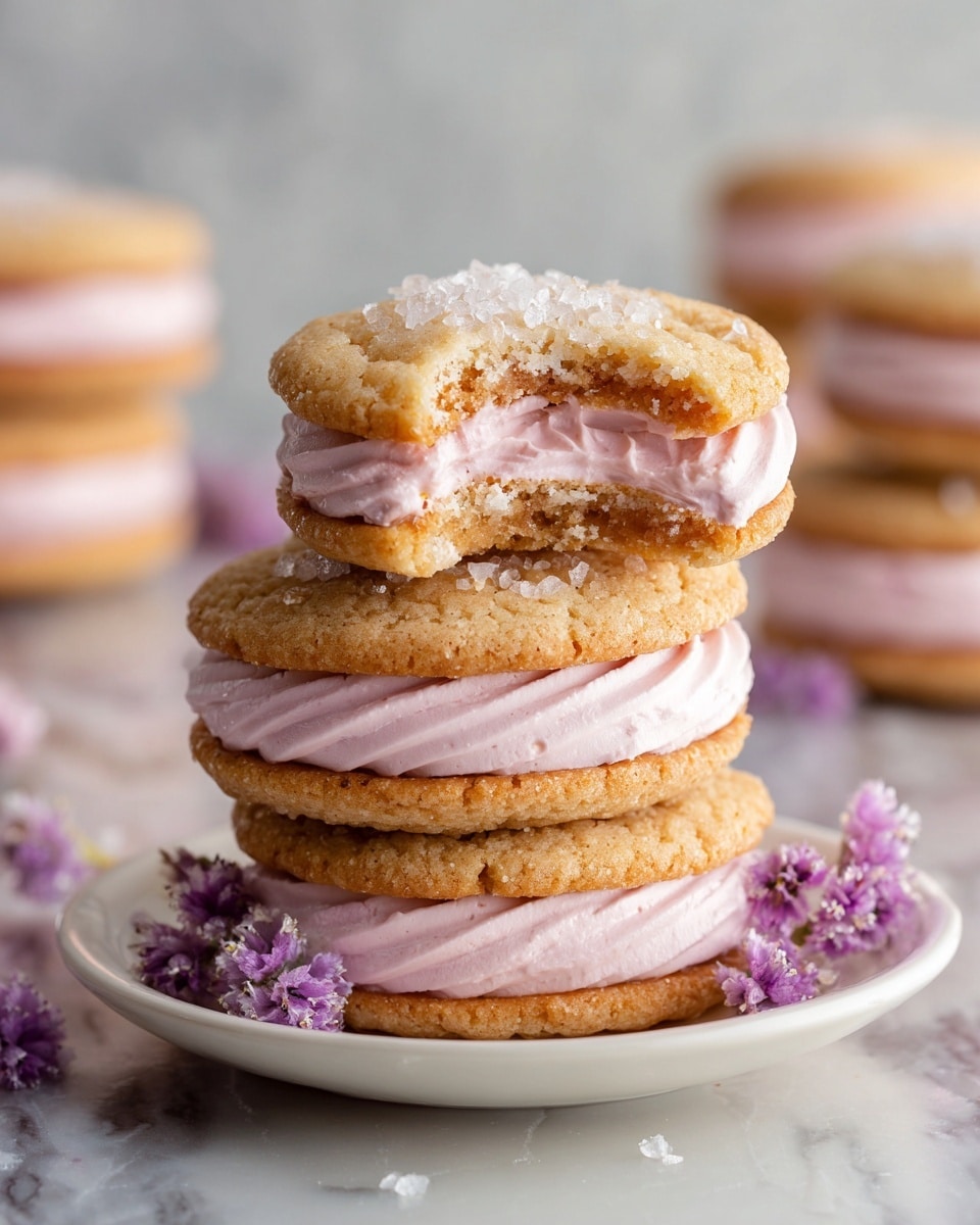 Lemon Lavender Sandwich Cookies Recipe - Recipe Image