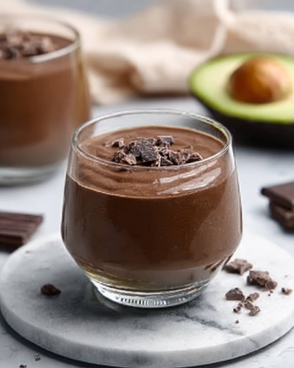 Avocado Chocolate Peanut Butter Smoothie Recipe - Recipe Image