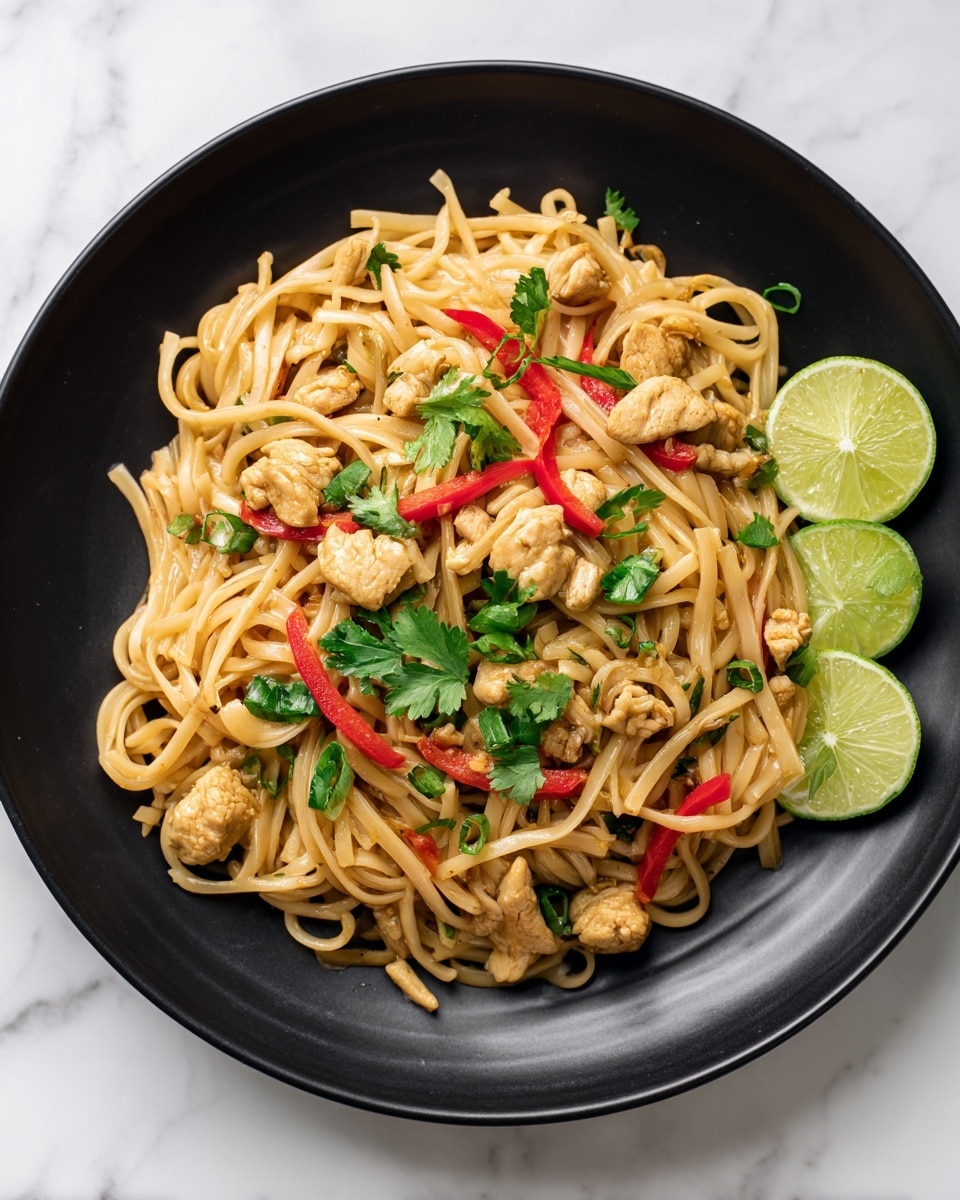Chili Garlic Chicken Stir-Fry with Asian Noodles Recipe - Recipe Image